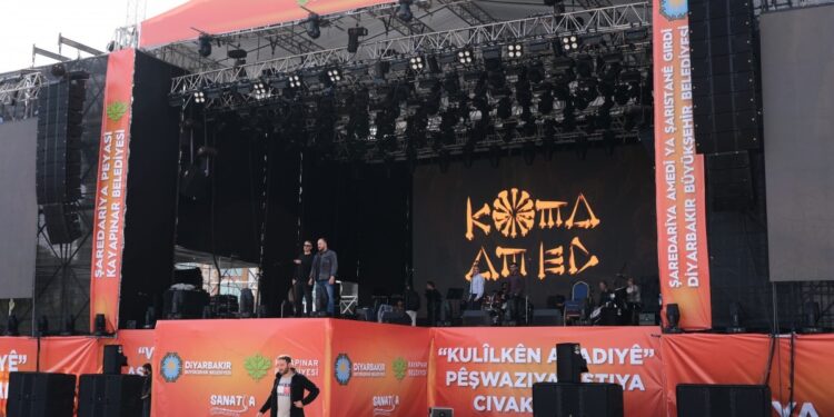 Koma Amed konseri için hazırlıklar tamamlandı