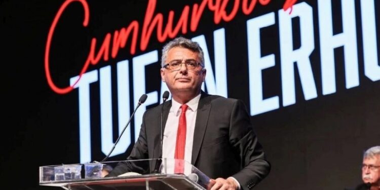 Kuzey Kıbrıs'ın yeni cumhurbaşkanı Tufan Erhürman oldu