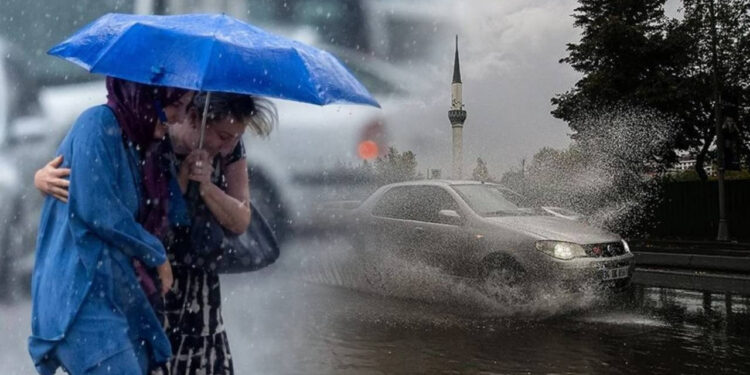 Meteoroloji'den İki Bölgede Sağanak Alarmı! İstanbul da Listede