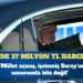 Saray günde 37 milyon TL harcıyor: Ekonomik krizmiş, millet açmış, işsizmiş, dar gelirli eve ekmek götüremiyormuş Saray’ın umurunda değil