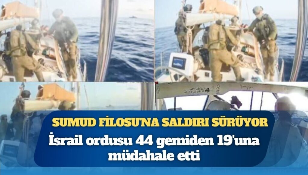 Sumud Filosu’na saldırı sürüyor: İsrail ordusu 44 gemiden 19’una müdahale etti, 21 Türk vatandaşı alıkonuldu; Mikeno gemisi Gazze karasularında