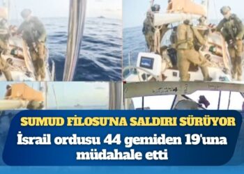 Sumud Filosu’na saldırı sürüyor: İsrail ordusu 44 gemiden 19’una müdahale etti, 21 Türk vatandaşı alıkonuldu; Mikeno gemisi Gazze karasularında