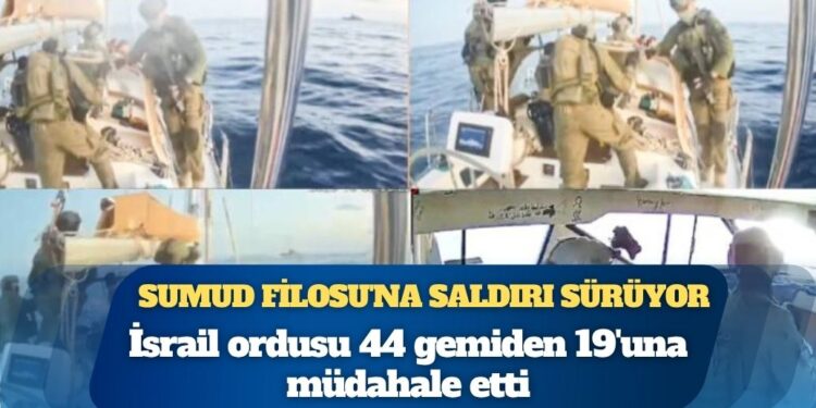 Sumud Filosu’na saldırı sürüyor: İsrail ordusu 44 gemiden 19’una müdahale etti, 21 Türk vatandaşı alıkonuldu; Mikeno gemisi Gazze karasularında