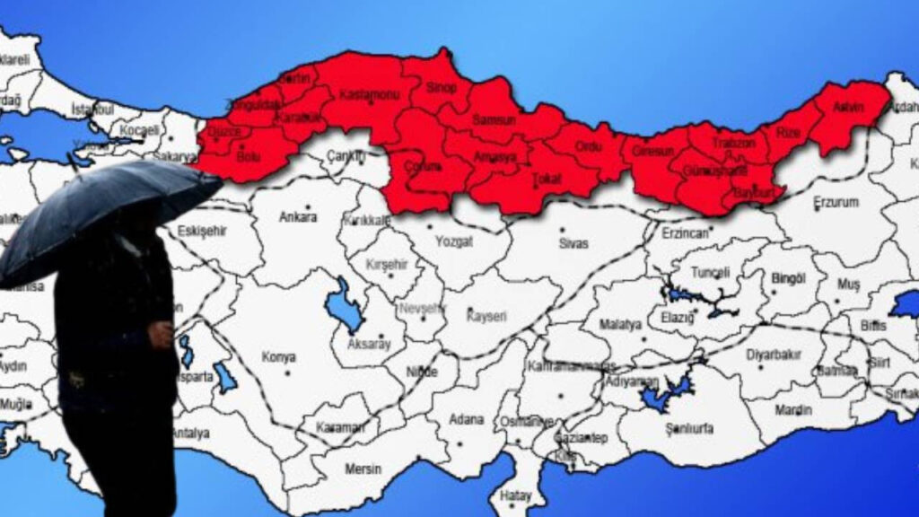 Tarih Verildi! Meteoroloji’den 6 İl İçin Sağanak Yağış Uyarısı: Birden Bastıracak Saatlerce Sürecek