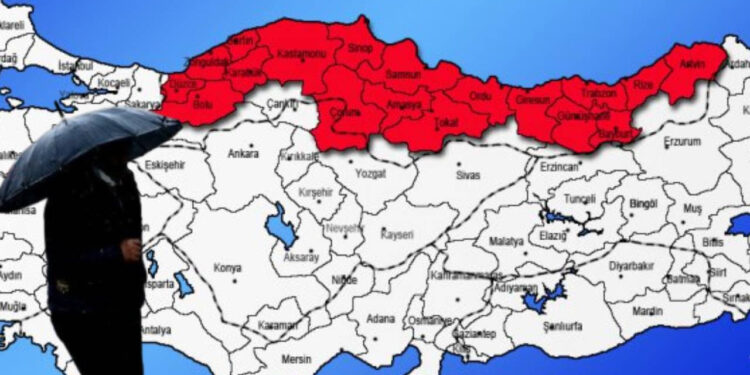 Tarih Verildi! Meteoroloji’den 6 İl İçin Sağanak Yağış Uyarısı: Birden Bastıracak Saatlerce Sürecek