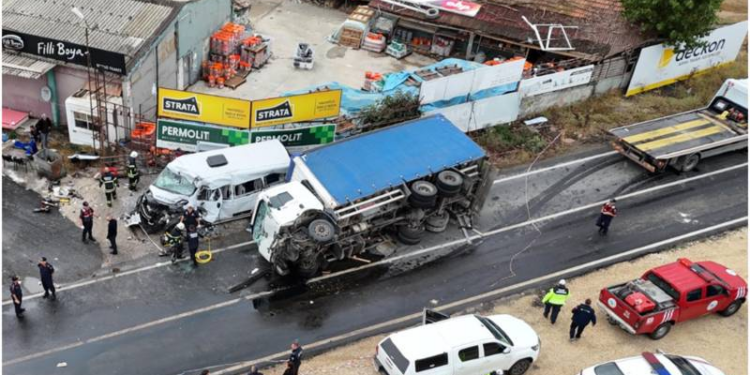 Tekirdağ’da 3 kişinin öldüğü, 9 kişinin yaralandığı kazada kamyon şoförü tutuklandı