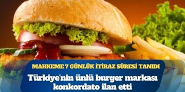 Türkiye’nin ünlü burger markası konkordato ilan etti