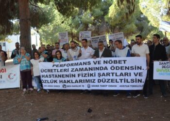 Asistan hekimler eylemde