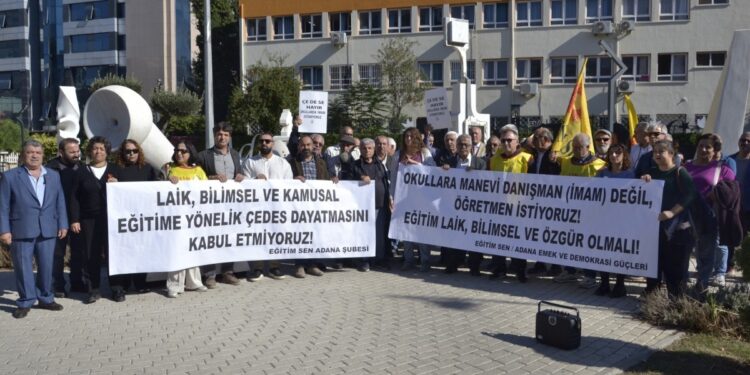 Adana’da ÇEDES tepkisi: Okullara imam değil, öğretmen istiyoruz