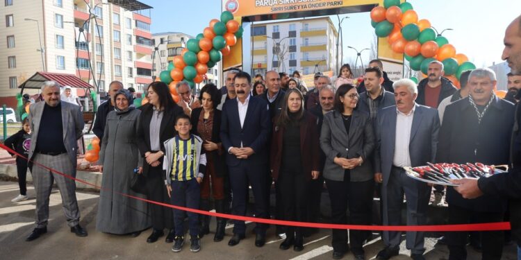 Agirî’de Sırrı Süreyya Önder Parkı açıldı