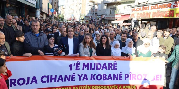 1 Kasım eylemleri: Kobanê direnişi halkların yolunu aydınlatıyor