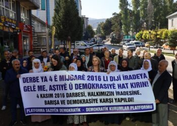 Bedlîs’te 4 Kasım protestosu