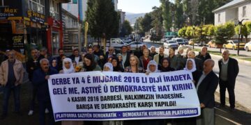 Bedlîs’te 4 Kasım protestosu