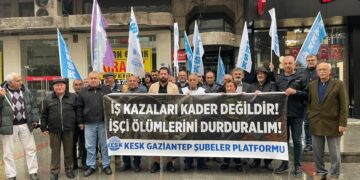 Dîlok’ta iş cinayetleri protesto edildi