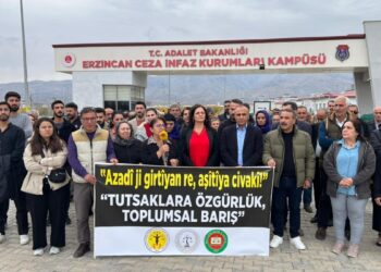 Erzincan Cezaevi önünde açıklama: Baskı son bulsun
