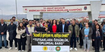 Erzincan Cezaevi önünde açıklama: Baskı son bulsun