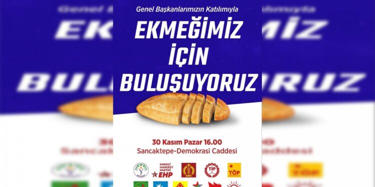 İstanbul ‘ekmek’ mitingine hazırlanıyor