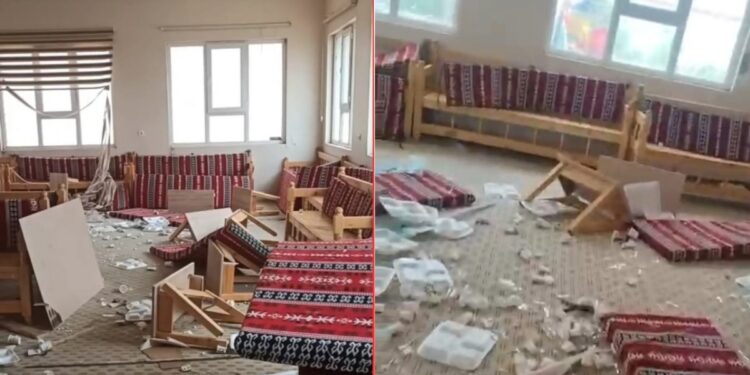 Mêrdîn’de taziye evine saldırı