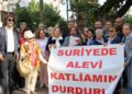 Suriye’deki Alevilere dönük katliam protesto edildi