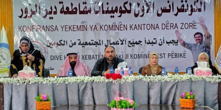 Dêrazor’da komün konferansı düzenlendi