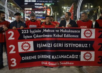 Wan’daki işçilerin eylemi 96’ncı gününde