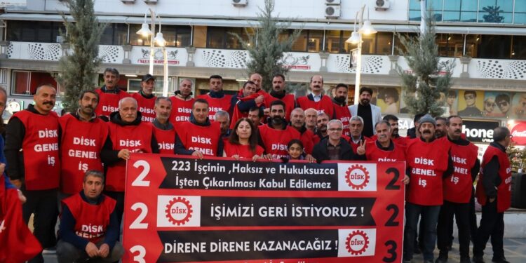 223 işçinin direnişi sürüyor