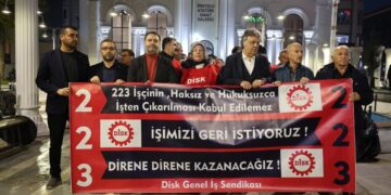 223 işçinin direnişi 106’ncı gününde