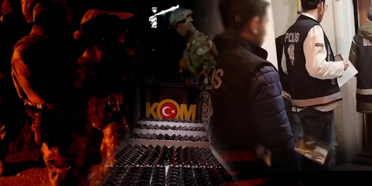 41 ilde silah kaçakçılığı operasyonu: 135 gözaltı!