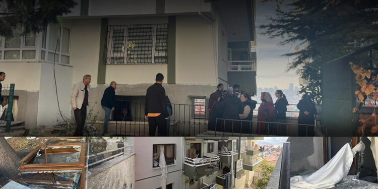 Ankara'da Doğal Gaz Faciası! Boruyu Kesip Ateşe Verdi