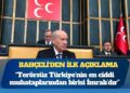 Devlet Bahçeli: Terörsüz Türkiye’nin en ciddi muhataplarından birisi İmralı’dır