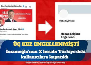 Ekrem İmamoğlu’nun X hesabı Türkiye’deki kullanıcılara kapatıldı