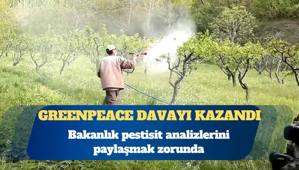 Greenpeace davayı kazandı: Tarım Bakanlığı pestisit analizlerini paylaşmak zorunda
