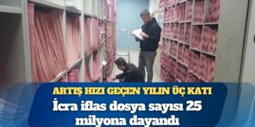 Artış hızı geçen yılın üç katı: İcra iflas dosya sayısı 25 milyona dayandı