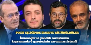 İmamoğlu’na yönelik soruşturma kapsamında 6 gazetecinin savunması istendi: Polis eşliğinde ifadeye götürülüyorlar