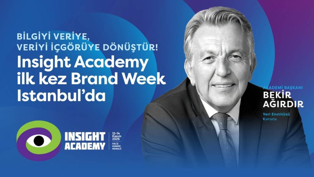 Insight Academy, Veri Enstitüsü Kurucusu Bekir Ağırdır’ın başkanlığında ilk kez Brand Week Istanbul’da