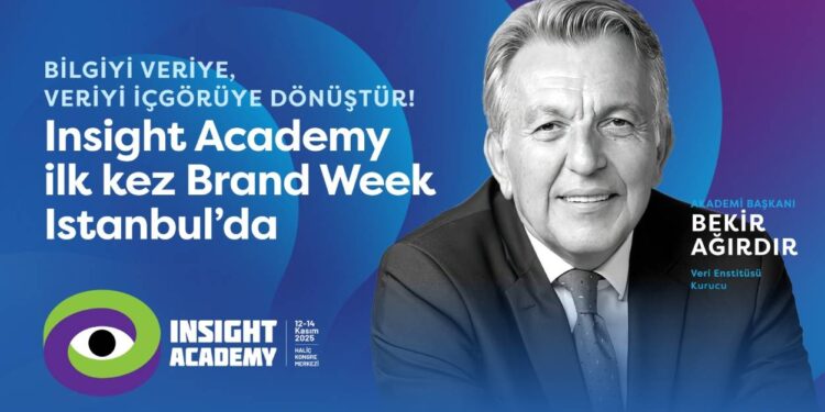 Insight Academy, Veri Enstitüsü Kurucusu Bekir Ağırdır’ın başkanlığında ilk kez Brand Week Istanbul’da