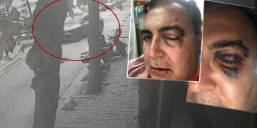 İstanbul'un Göbeğinde Dehşete Düşüren Anlar! Sokak Kedilerini Besleyen İş İnsanına Yumruklu Saldırı