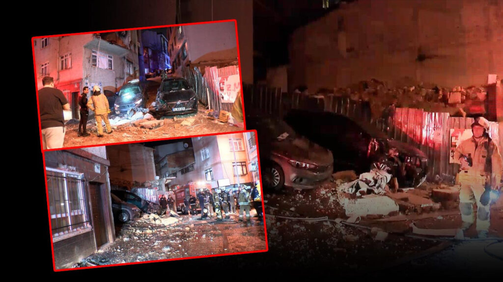 Kağıthane’de 6 Katlı Binada Patlama! Beton Parçaları Sokağa Savruldu