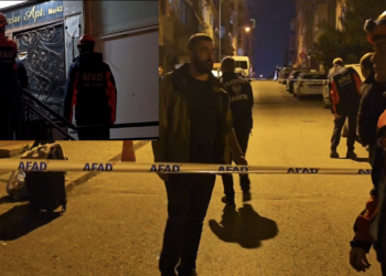 Kartal'da Panik Anları! Kolonlar Çatladı, Bina Mühürlendi