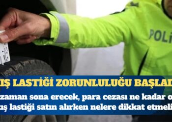 Kış lastiği zorunluluğu başladı