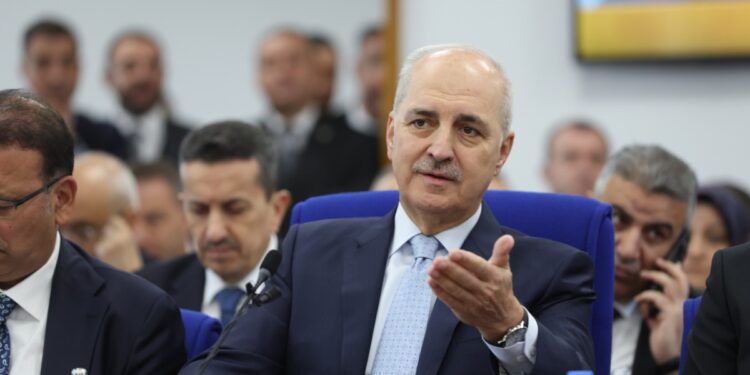 Kurtulmuş’un okuduğu Kürtçe şiir tutanaklara 'bilinmeyen dil' olarak geçti