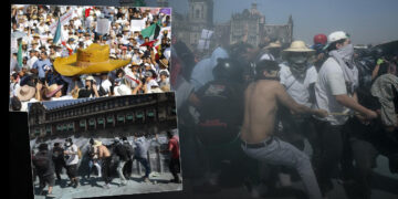 Meksika’da Binler Sokaklara Döküldü: Polis ve Göstericiler Karşı Karşıya! Çok Sayıda Yaralı
