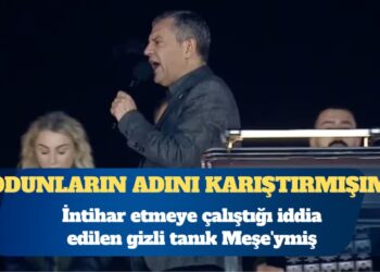 Odunların adını karıştırmışım: İntihar etmeye çalıştığı iddia edilen gizli tanık Meşe’ymiş