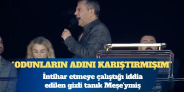 Odunların adını karıştırmışım: İntihar etmeye çalıştığı iddia edilen gizli tanık Meşe’ymiş