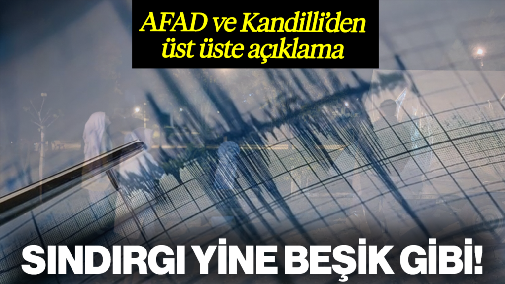 Sındırgı Yine Beşik Gibi! AFAD ve Kandili'den Açıklama Geldi