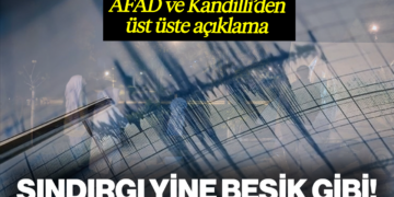 Sındırgı Yine Beşik Gibi! AFAD ve Kandili'den Açıklama Geldi