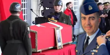 Türkiye Yasta... Şehit Pilot Yarbay Gökhan Korkmaz Son Yolculuğuna Uğurlanıyor