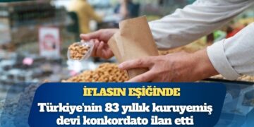 Türkiye’nin 83 yıllık kuruyemiş devi konkordato ilan etti