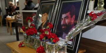 PKK’liler için kurulan taziye ve verilen mevlide kitlesel ziyaret