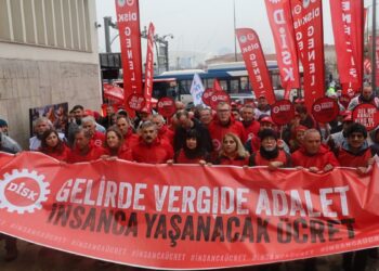 DİSK’in asgari ücret yürüyüşü Ankara’ya vardı